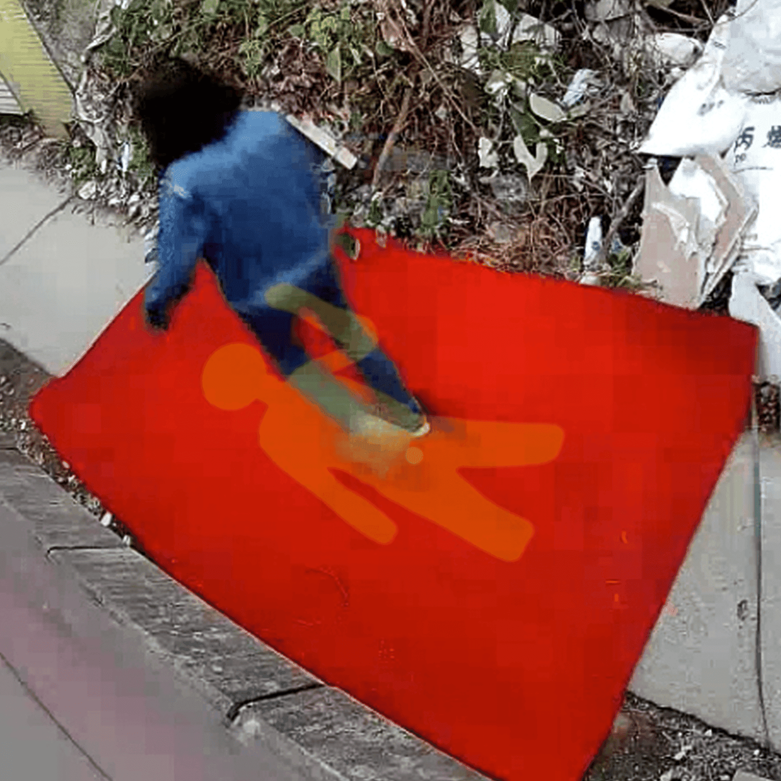 Outdoor Trail Foam Mat candid human carpet (both gender) – Part 1