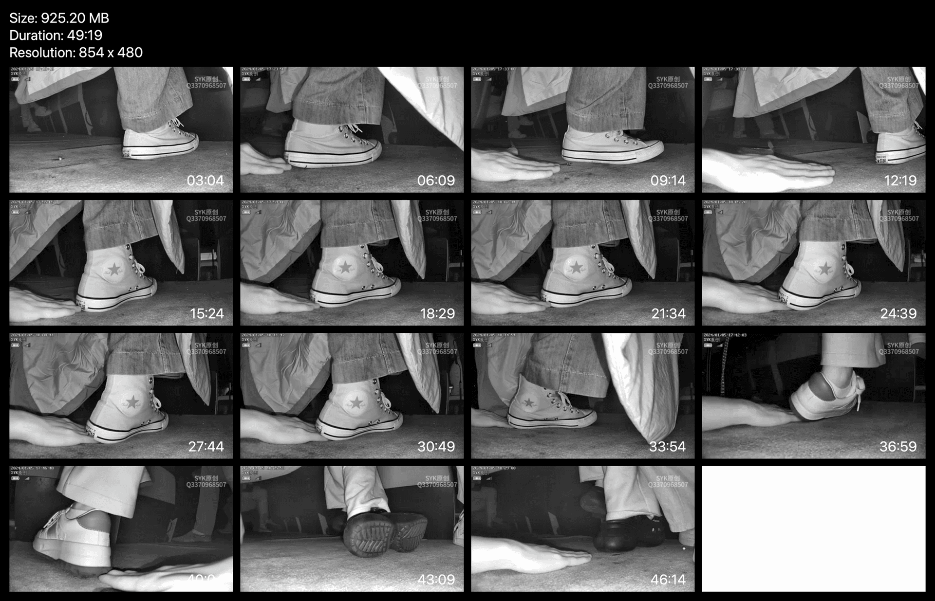 Converse High-Top Shoe + Sneaker Candid Trample on Hand