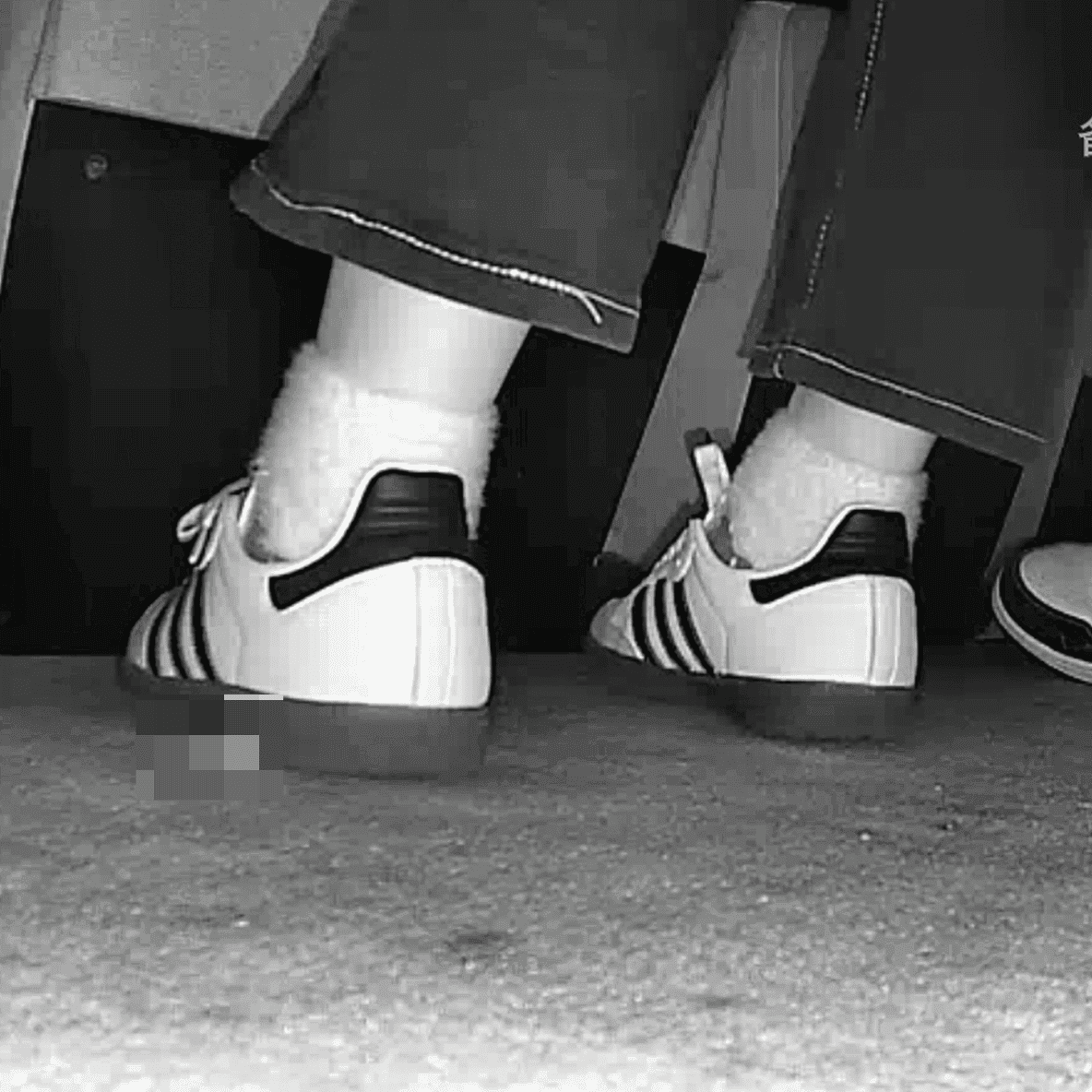 Woman in Adidas Samba candid crush at the cinema