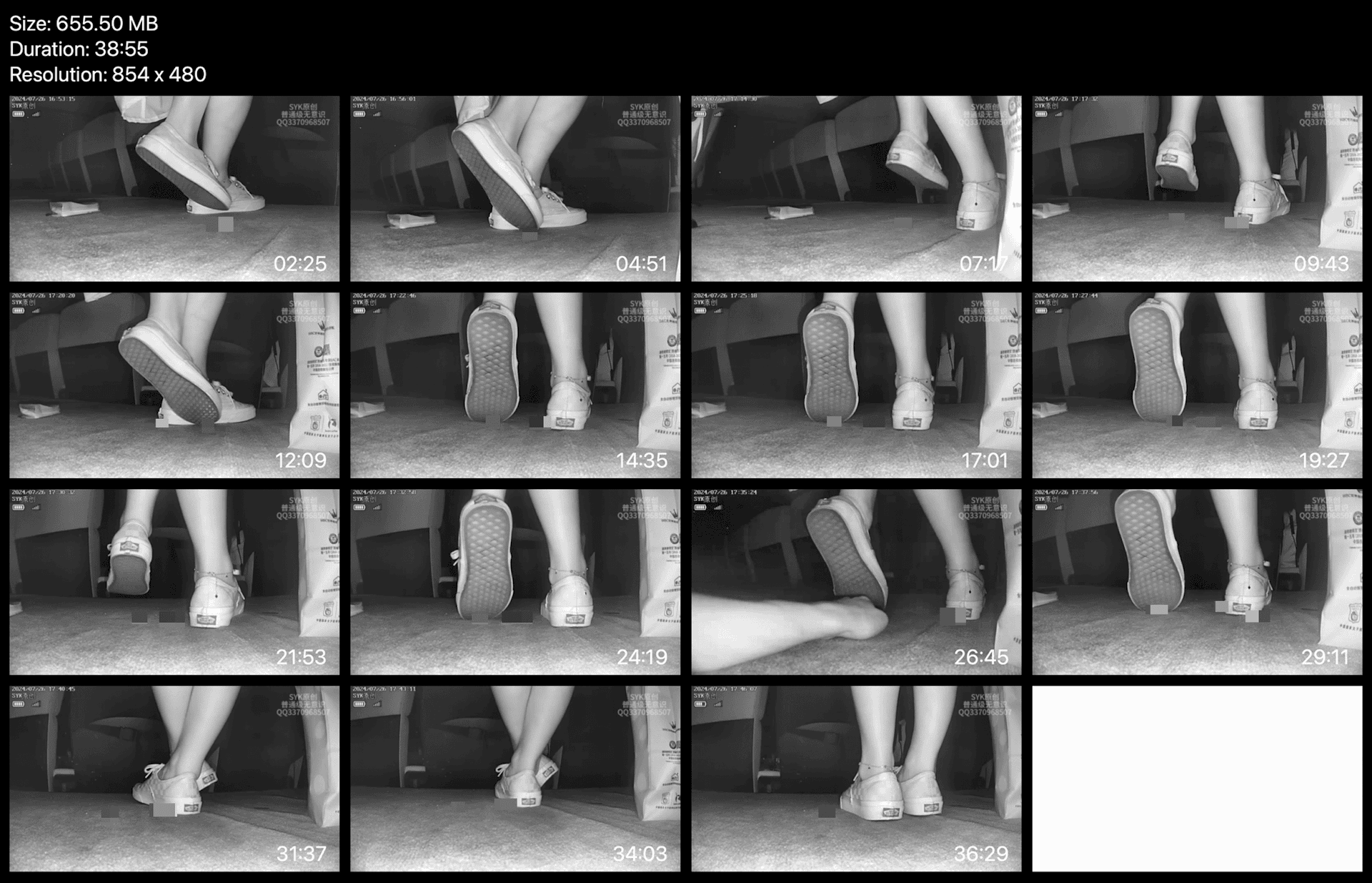Girl in cinema candid crush with long skirt and Vans shoes