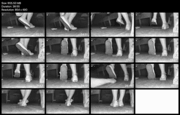 Girl in cinema candid crush with long skirt and Vans shoes