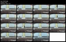 Outdoor human carpet trampled by girls (all girls)