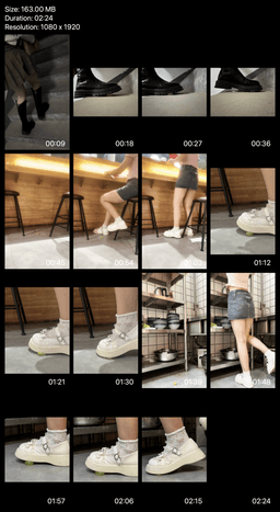 Girl leather shoes candid fruit crush