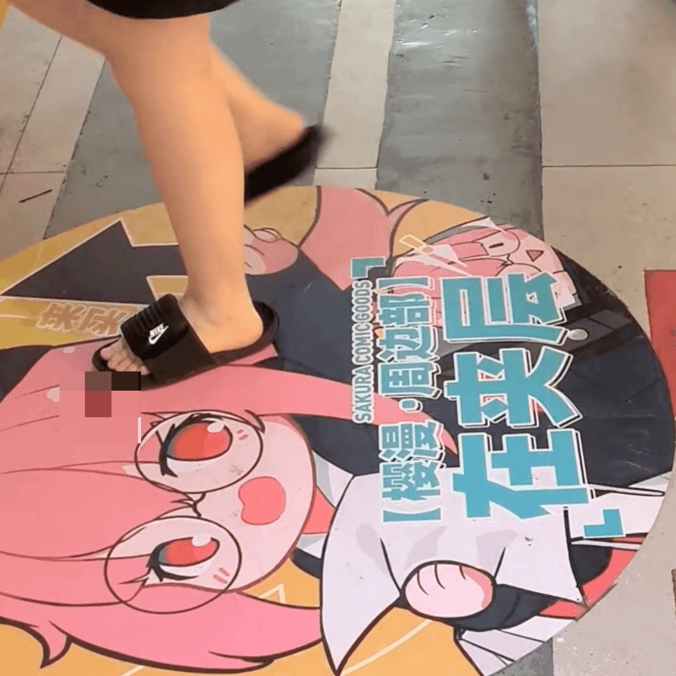 Anime convention passing women wearing various types of shoes candid crush
