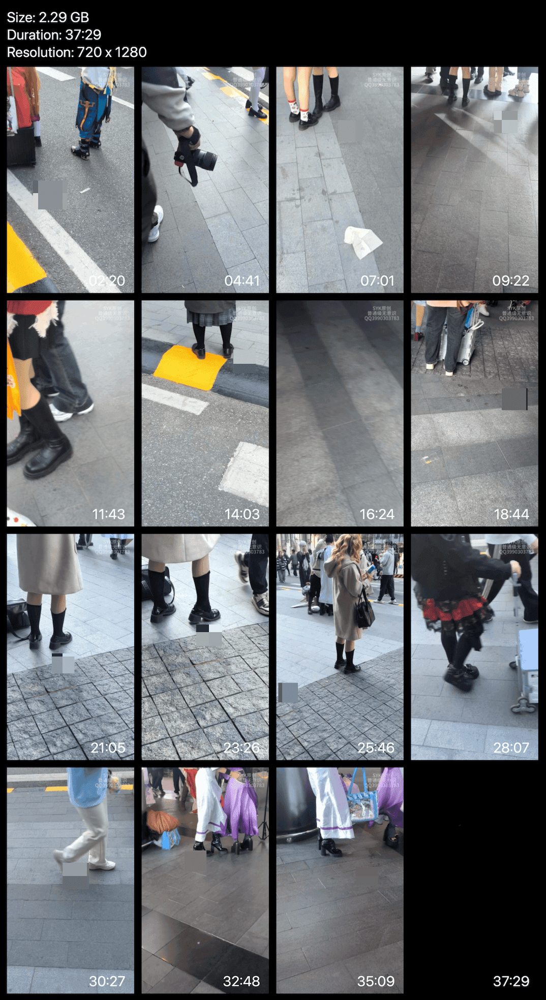 Anime convention beautiful lady in boots + leather shoes + sneakers candid crush