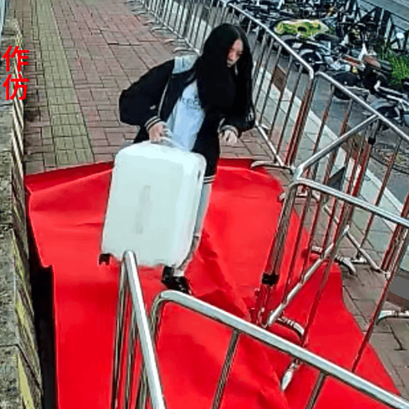 Outdoor human carpet trampled by girls (all girls) on the street