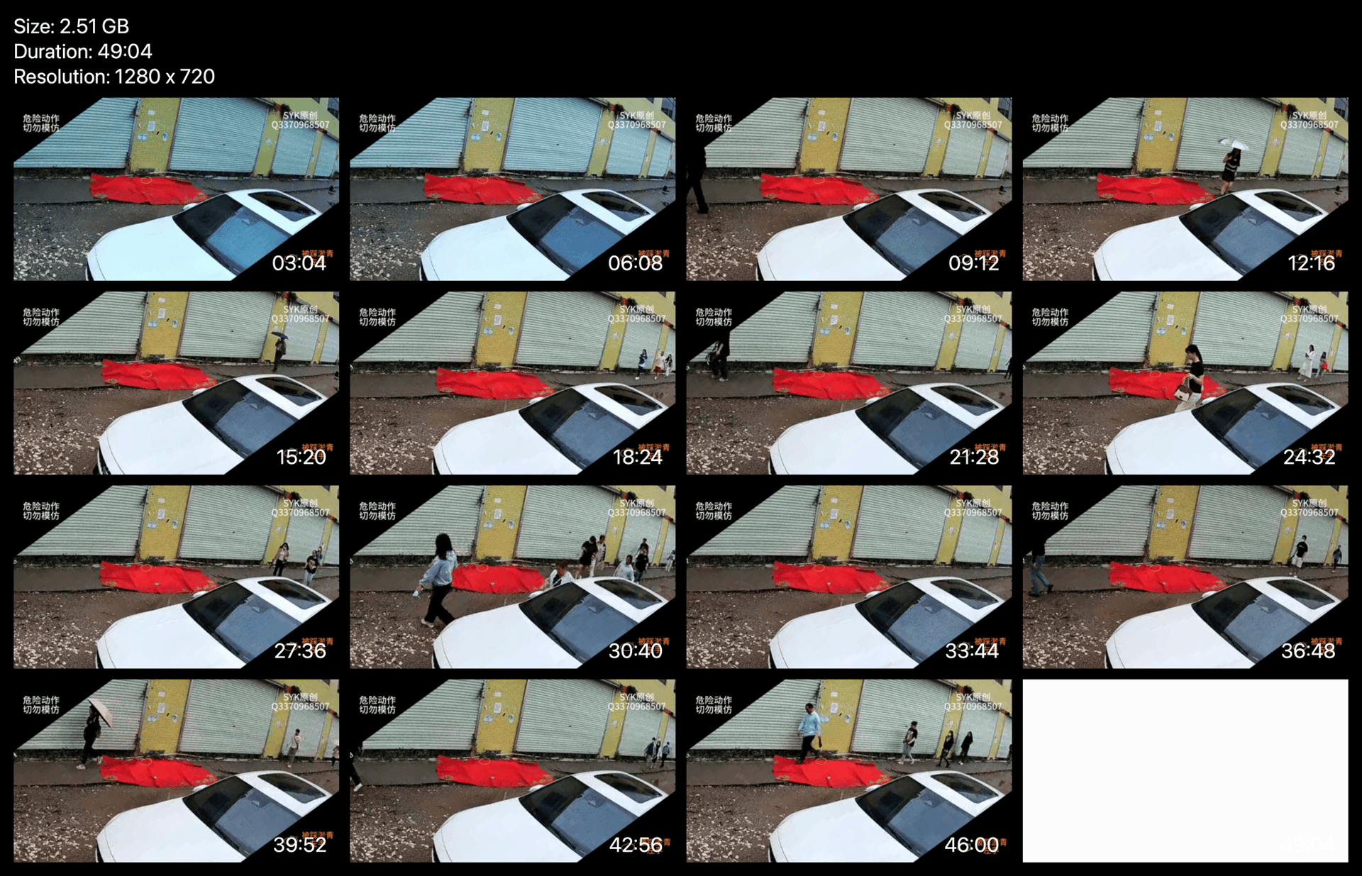 Outdoor human carpet trampled (both genders) on the street