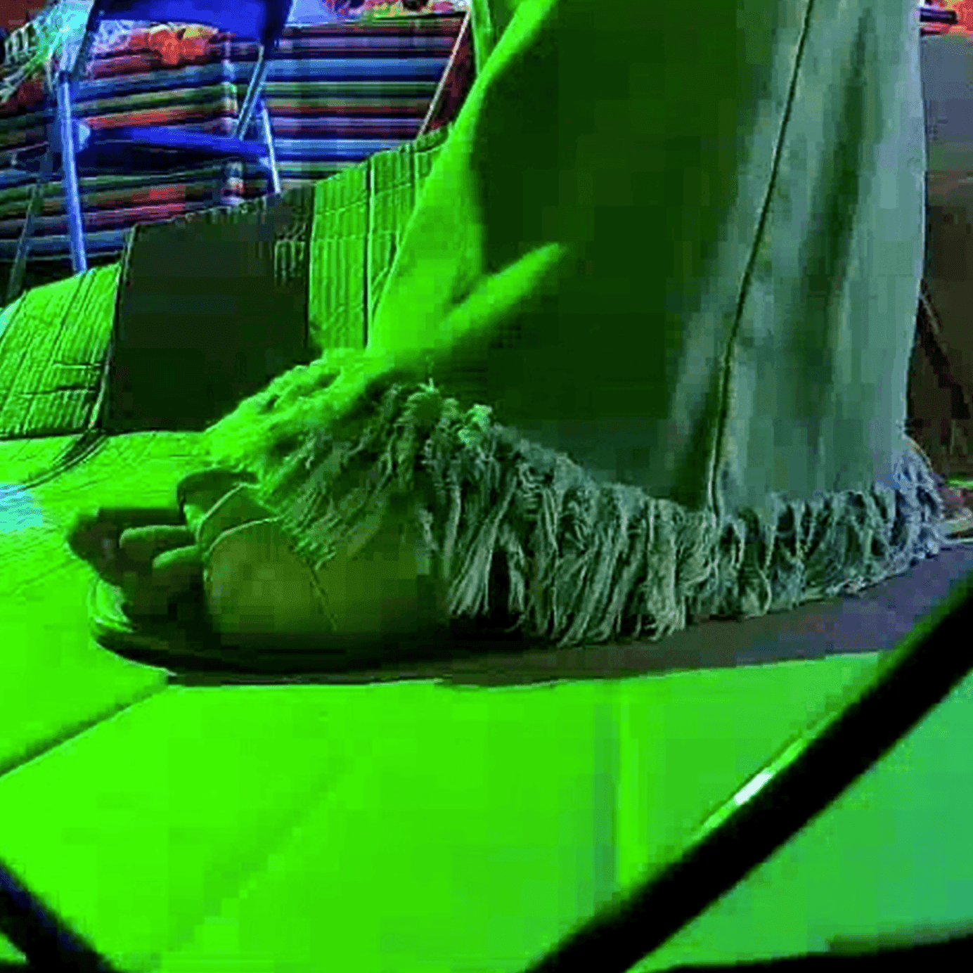 Candid trample at an outdoor haunted house on Halloween (Part 1)
