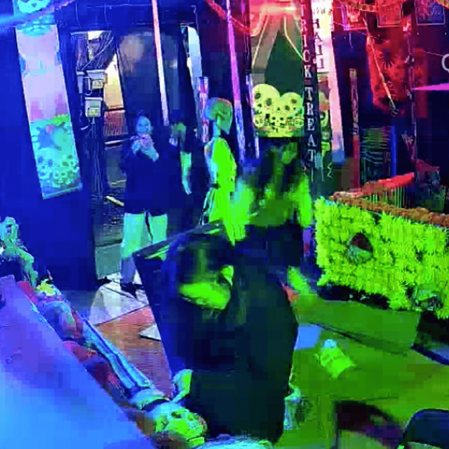 Candid trample at an outdoor haunted house on Halloween (Part 2)