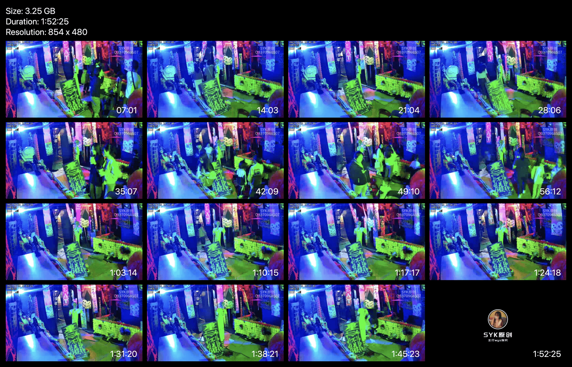 Candid trample at an outdoor haunted house on Halloween (Part 2)