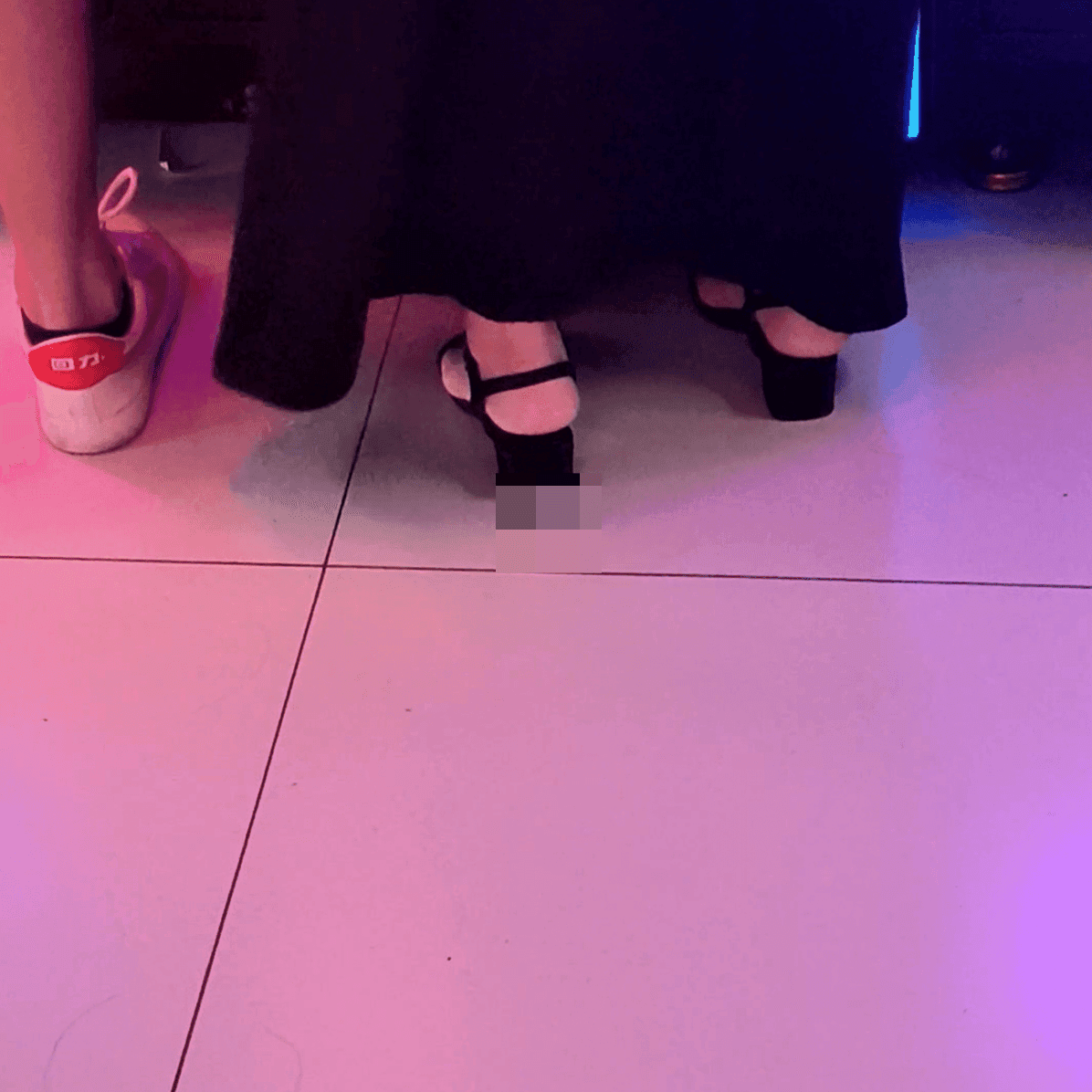 Basketball shooting machine lady in short boots and leather shoes + Dance machine lady in platform shoes candid crush