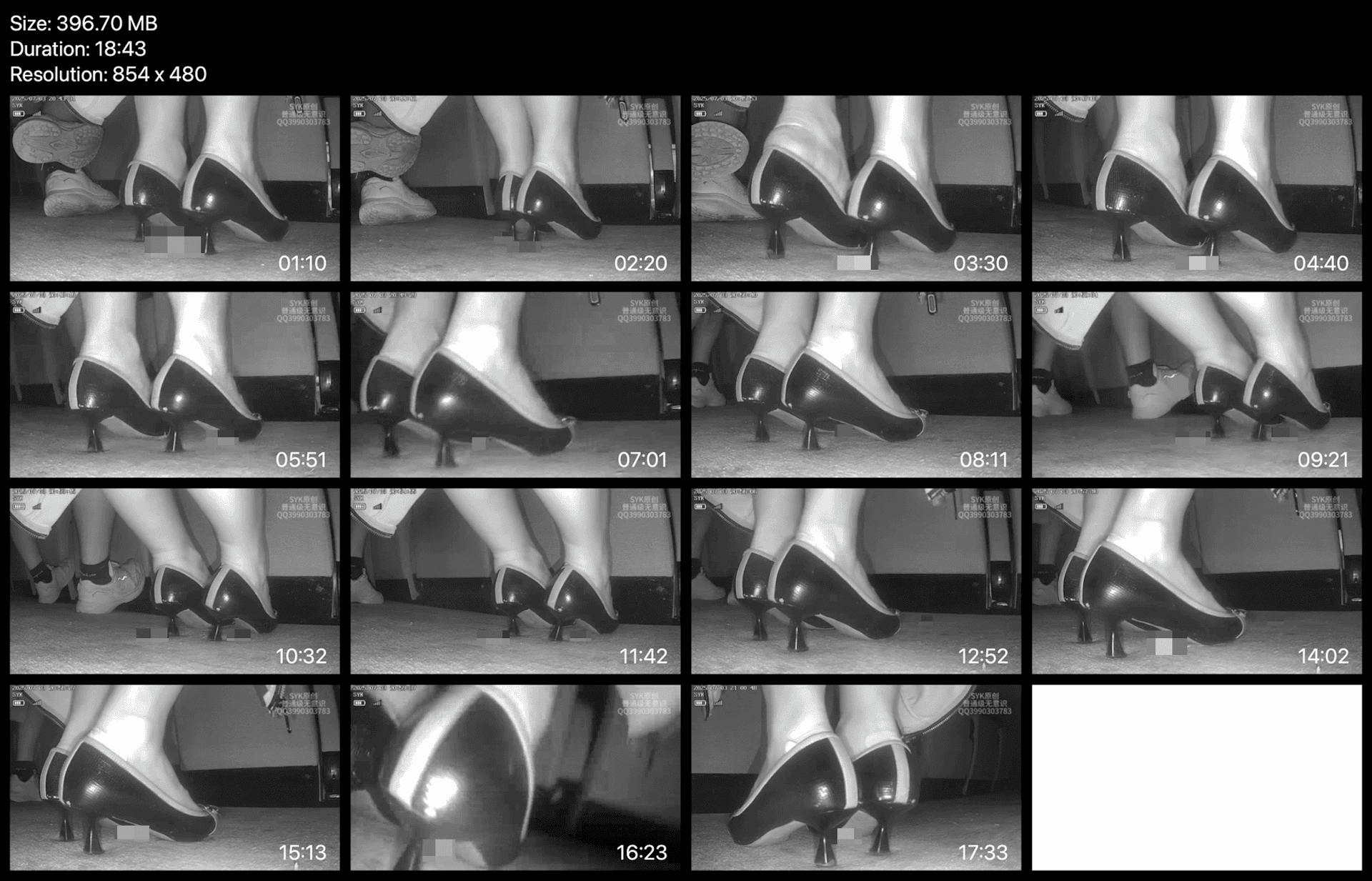 Woman in cinema wearing high heels candid crush