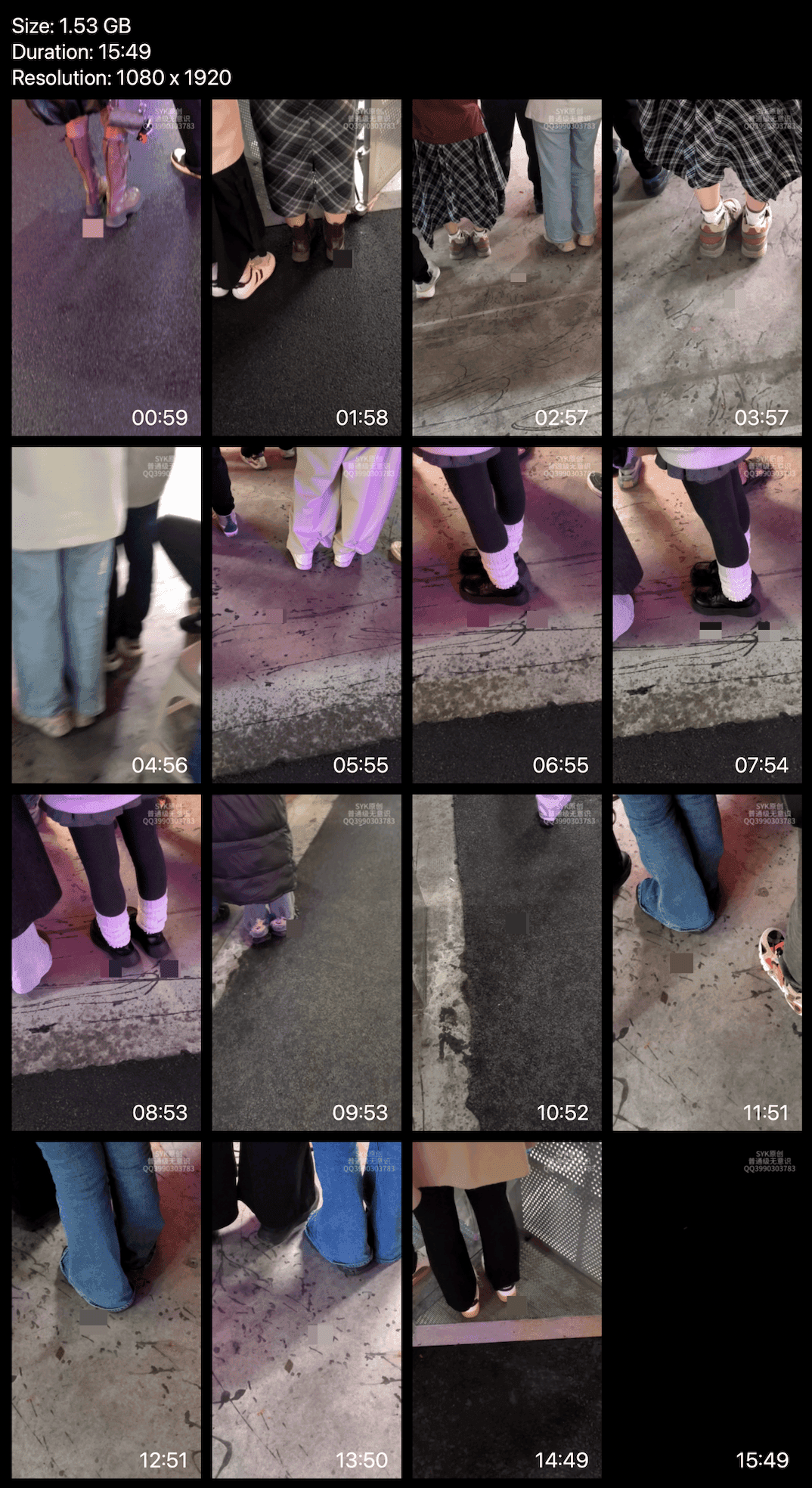 Outdoor plaza women in boots and leather shoes candid crush