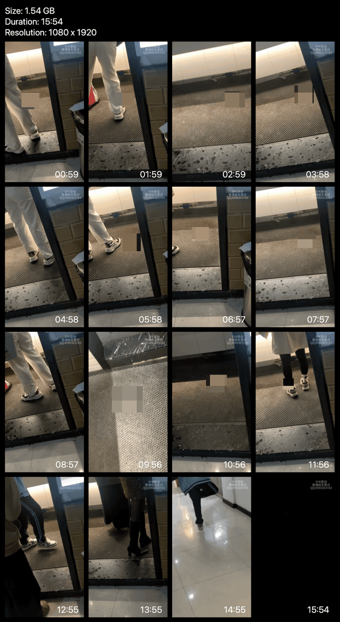Multiple women in sneakers candid crush at the women's restroom entrance