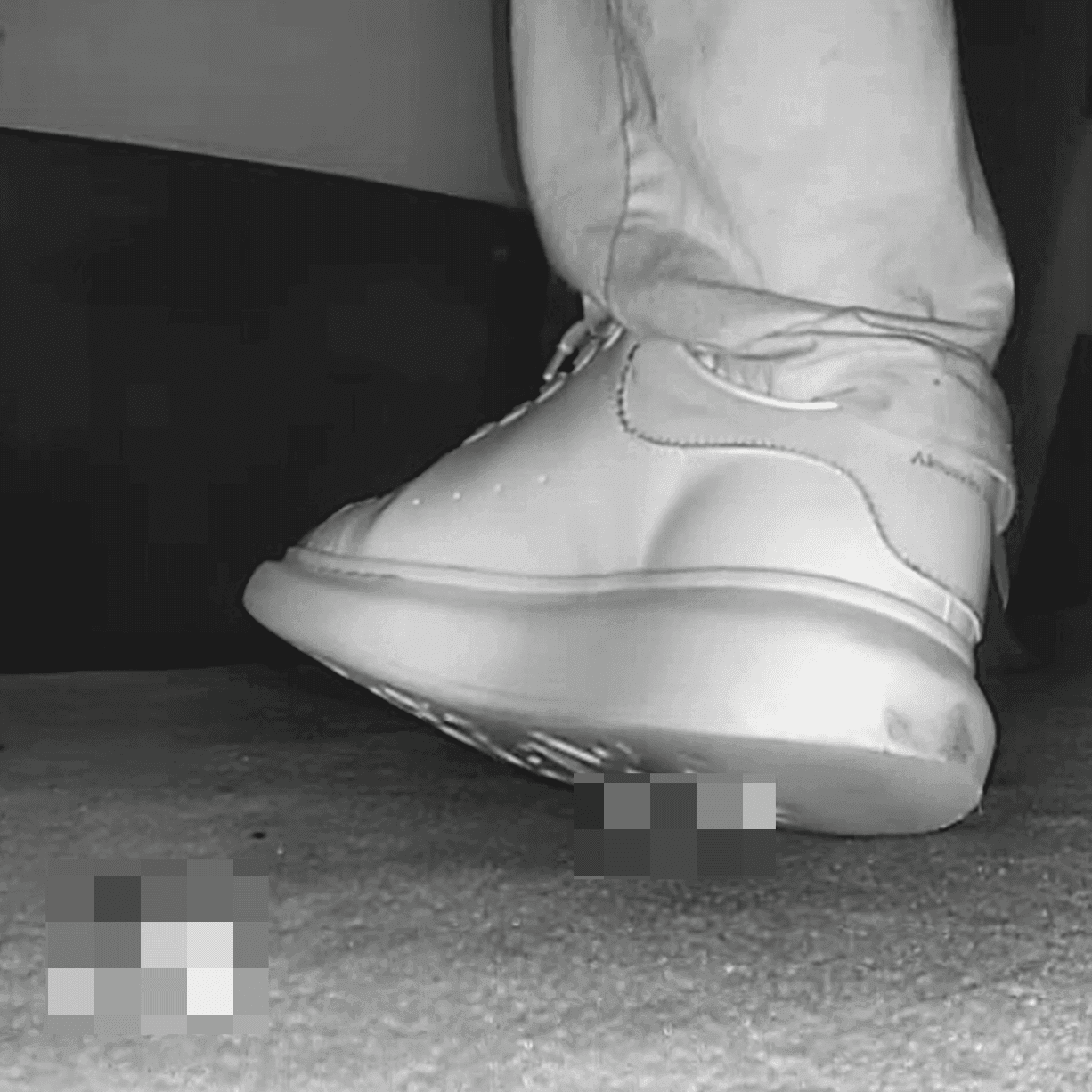 Alexander Mcqueen shoe candid crush in cinema