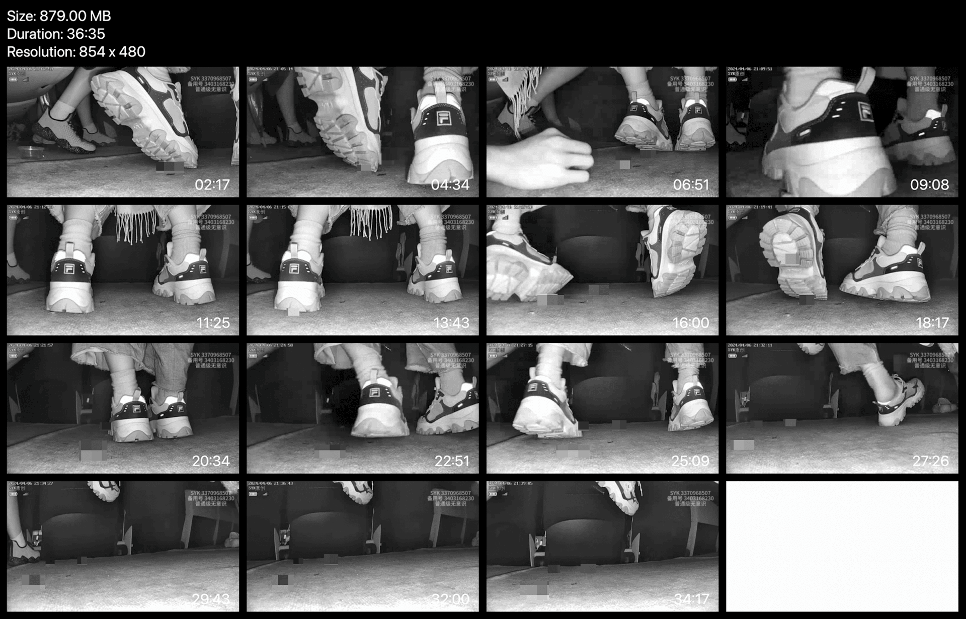 Beautiful woman wearing Fila sneaker candid crush in movie theater