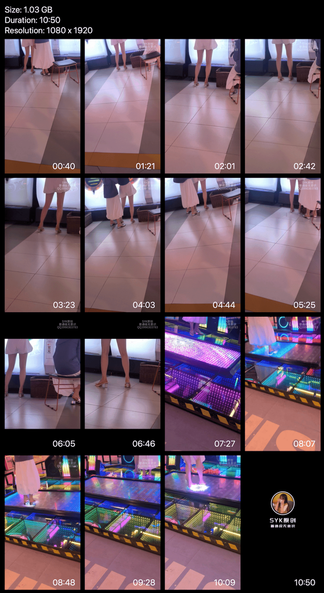 Amusement arcade woman clear chunky heels candid crush + Dance machine woman barefoot candid crush