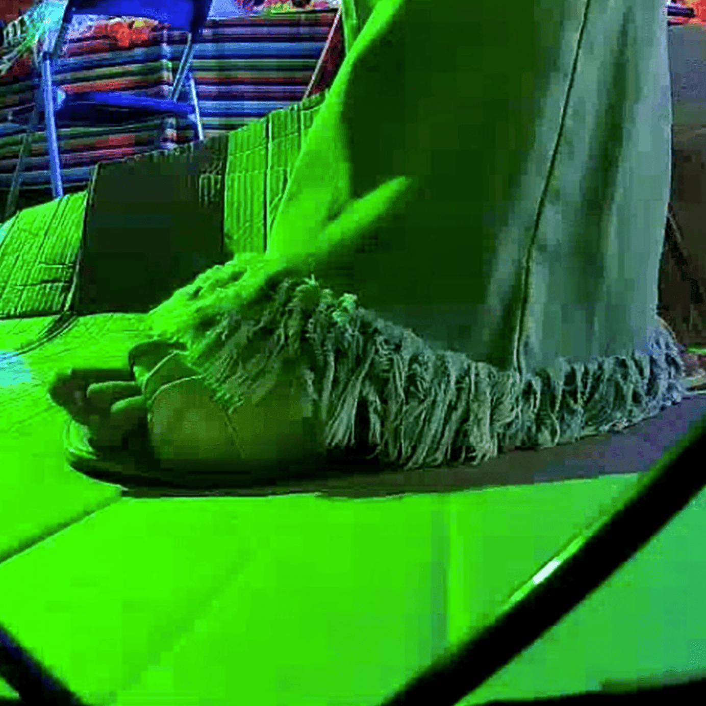 Candid trample at an outdoor haunted house on Halloween (Part 1)
