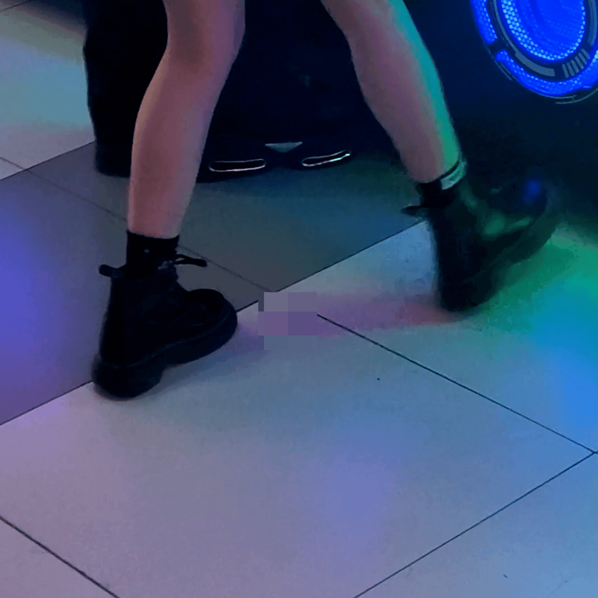 Basketball shooting machine lady in short boots and leather shoes + Dance machine lady in platform shoes candid crush