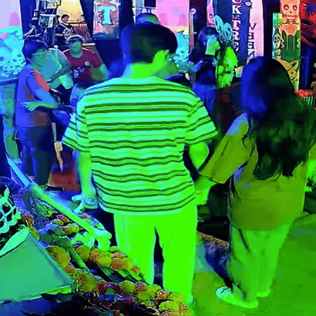 Candid trample at an outdoor haunted house on Halloween (Part 4)